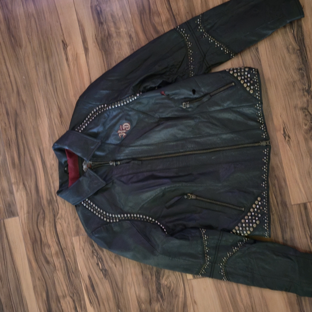 Harley-Davidson Black Studded Leather Jacket